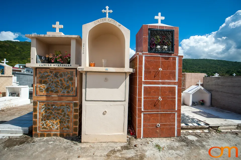 Tiled Tombs of Pointe-Noire Cemetery
