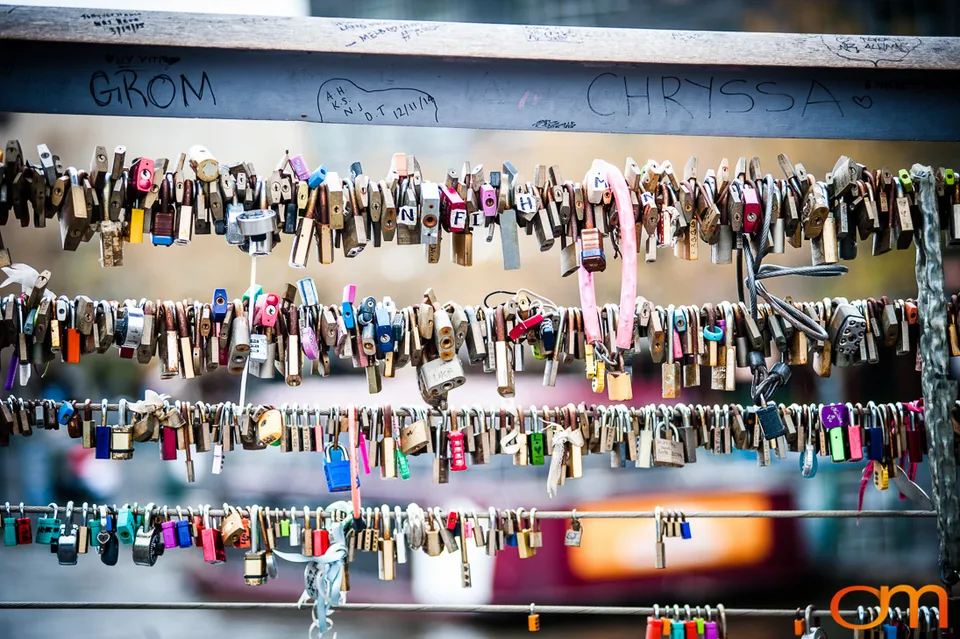 Love Locks on Melbourne’s Evan Walker Bridge