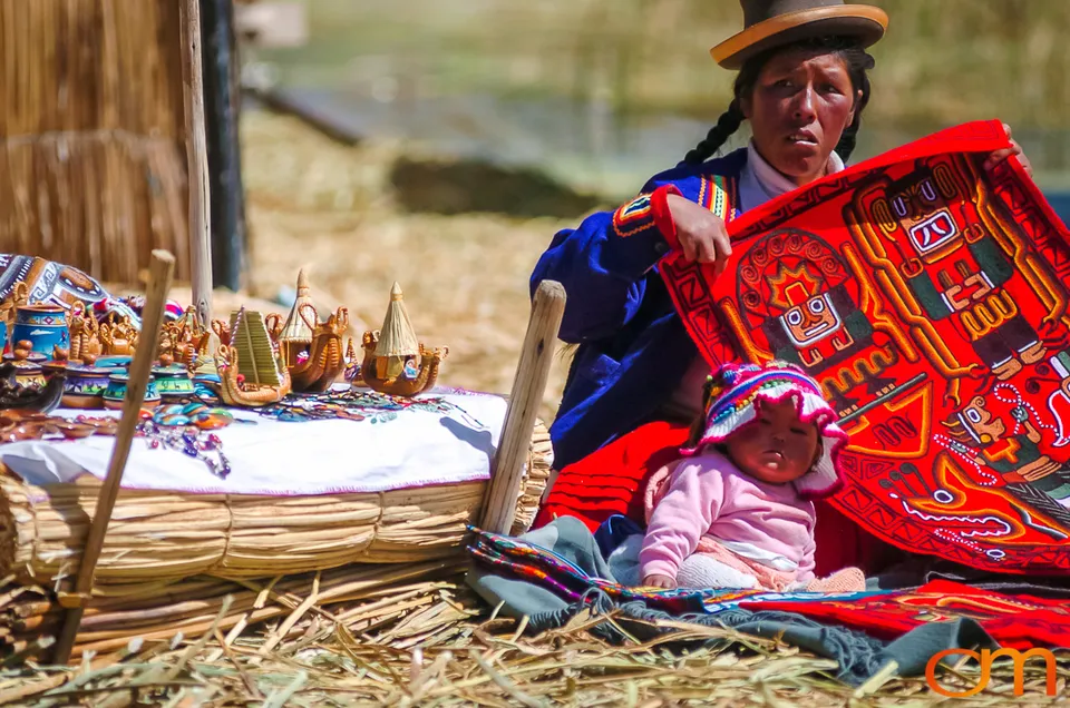 The Uros Floating Islands of Lake Titicaca