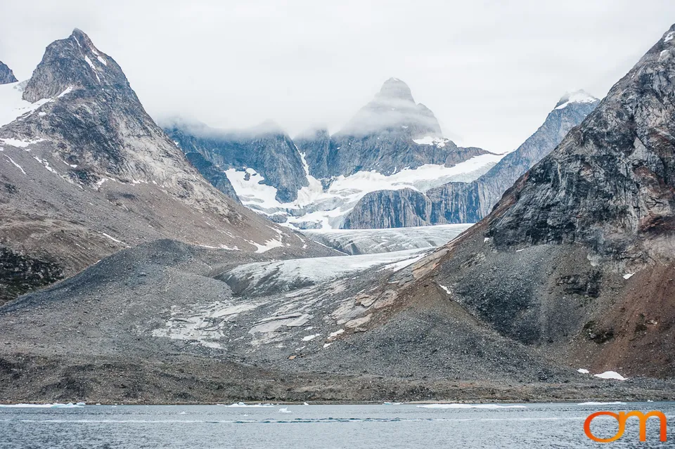 Glaciers and Icebergs of East Greenland