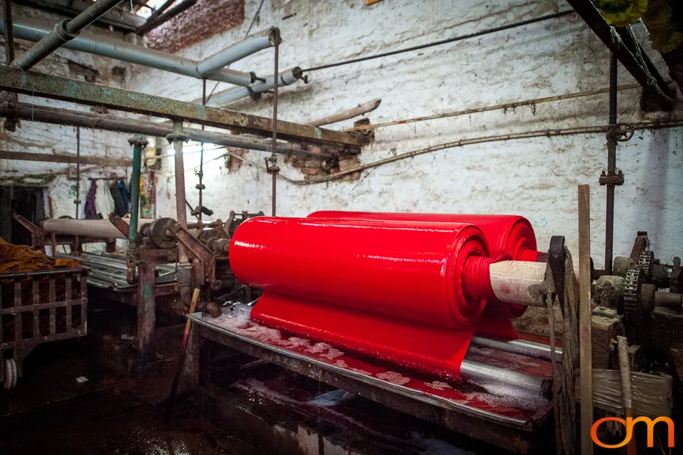 Textile Production and Hand Block Printing in Meerut, India
