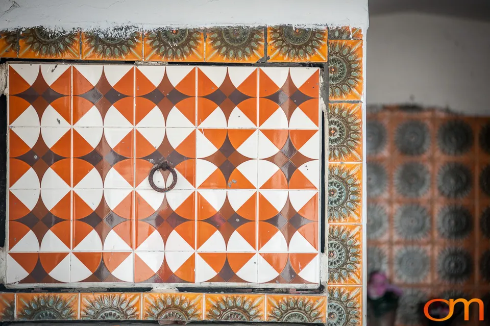 Tiled Tombs of Pointe-Noire Cemetery