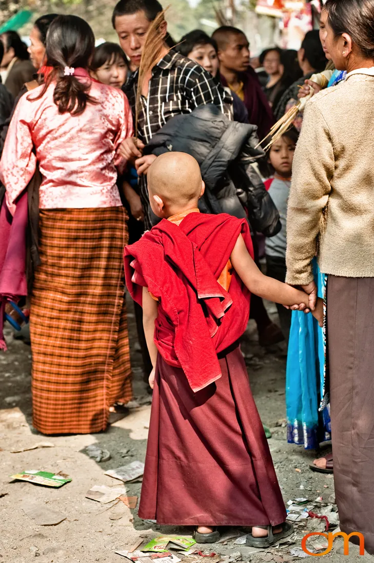 Dalai Lama at Salugara, West Bengal, 2010