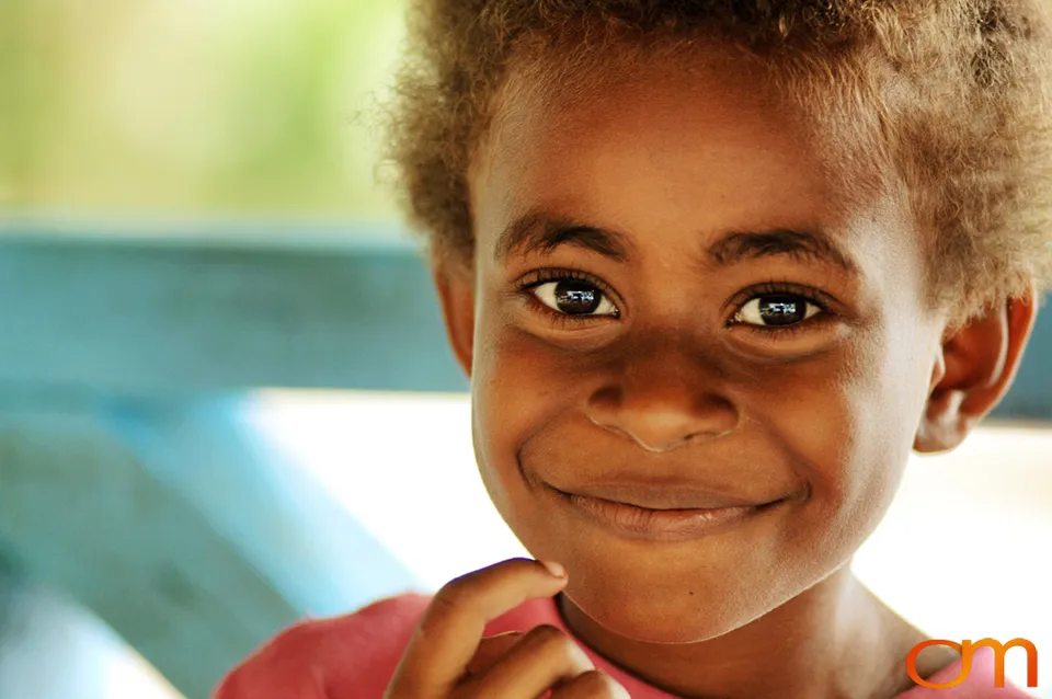 Blond Hair in the Solomon Islands