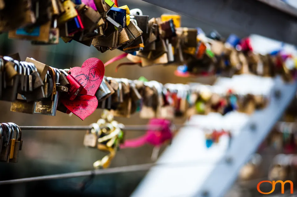 Love Locks on Melbourne’s Evan Walker Bridge
