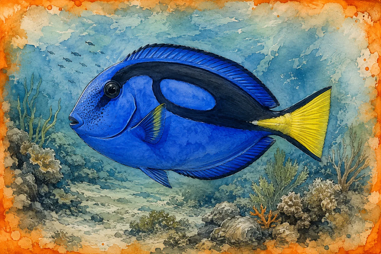 Pacific blue tang