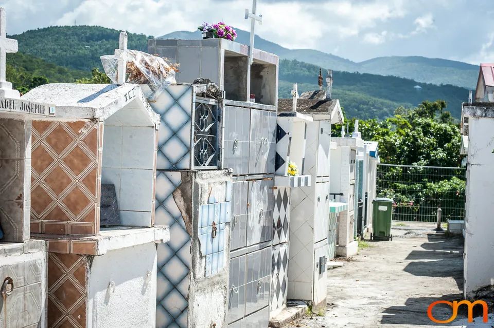 Tiled Tombs of Pointe-Noire Cemetery