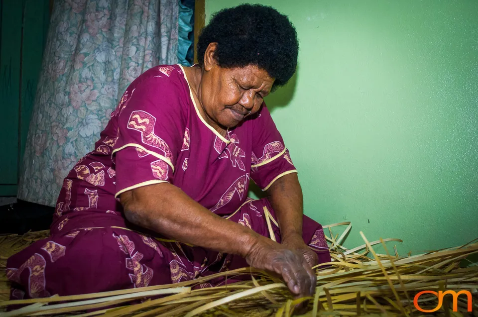 Viseisei Village and Pandanus Mat Weaving