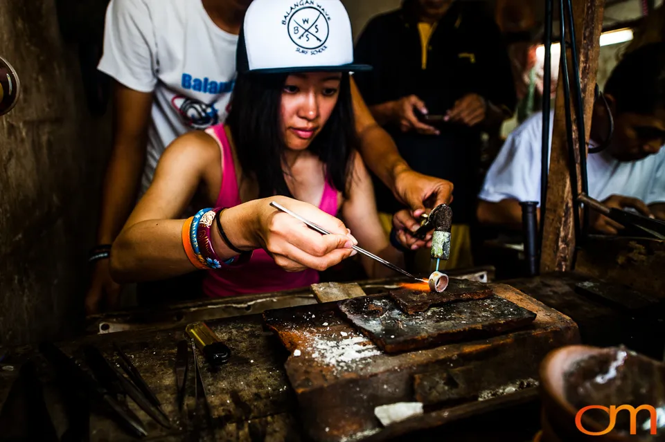 Silversmithing in Bali
