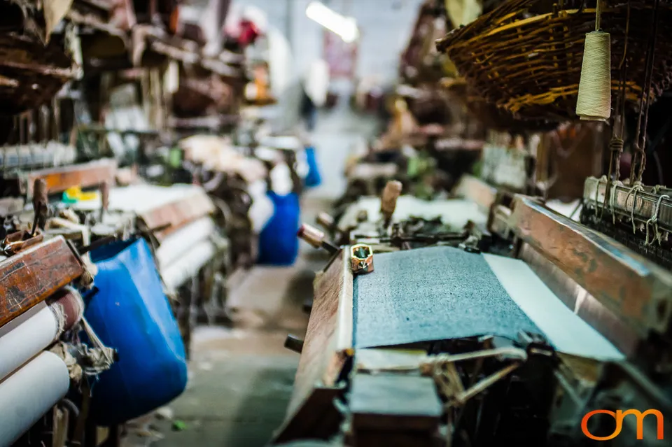 Textile Production and Hand Block Printing in Meerut, India