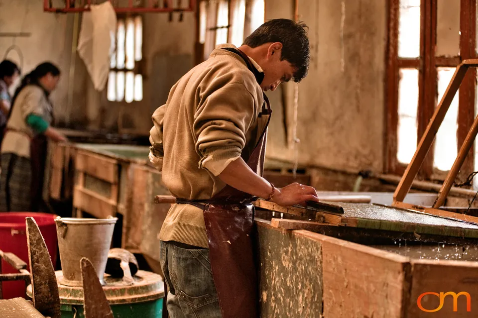 Traditional Bhutanese Papermaking