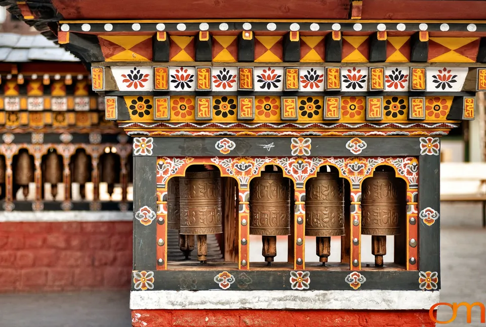 Prayer Wheels at Bhutan’s National Memorial Chorten