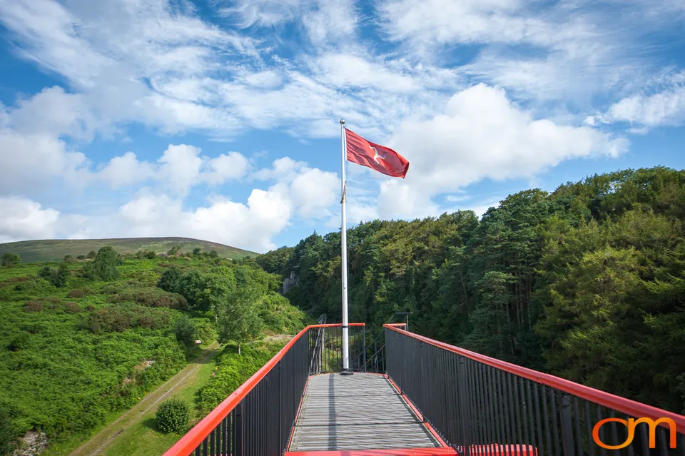 The Great Laxey Wheel and Mines Trail