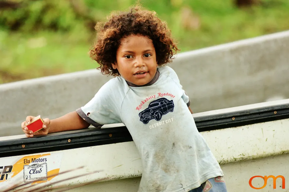 Blond Hair in the Solomon Islands