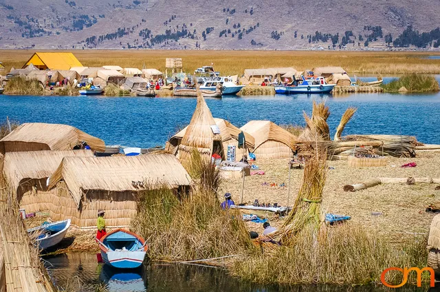 The Uros Floating Islands of Lake Titicaca