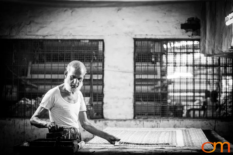 Textile Production and Hand Block Printing in Meerut, India
