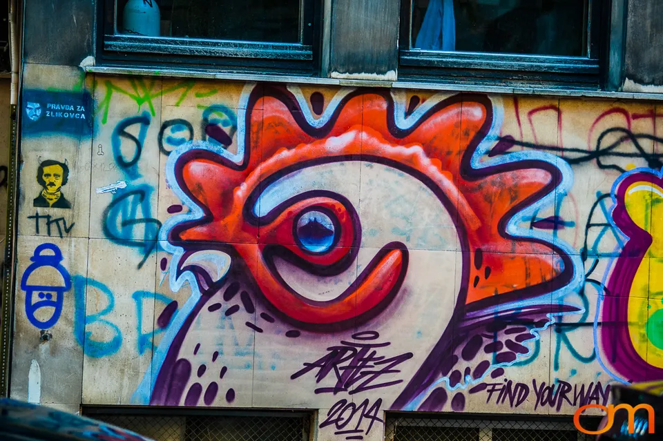 Belgrade Street Art: The Colorful White City