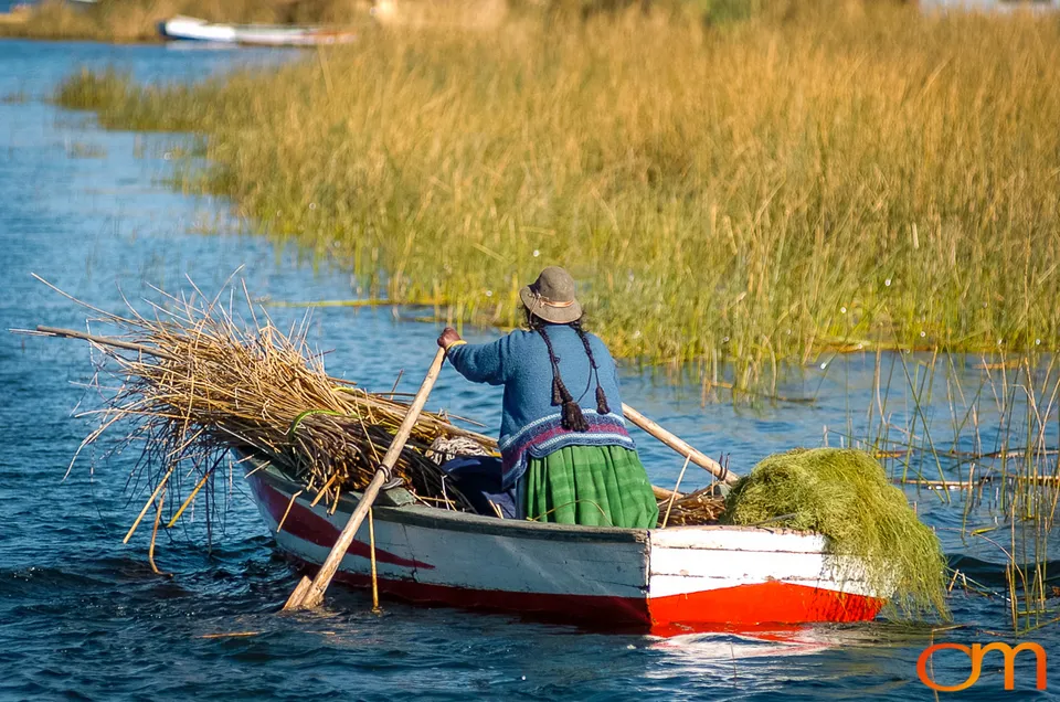 The Uros Floating Islands of Lake Titicaca