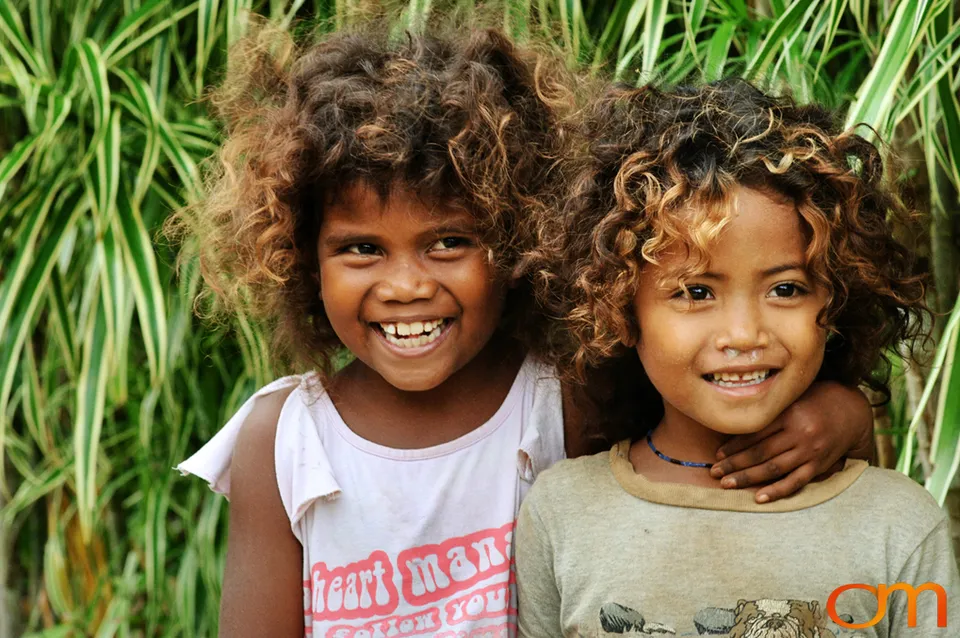 Blond Hair in the Solomon Islands