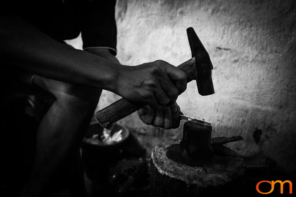 Silversmithing in Bali
