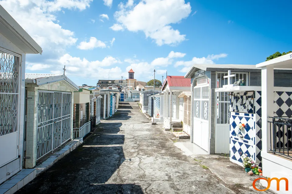 Tiled Tombs of Pointe-Noire Cemetery