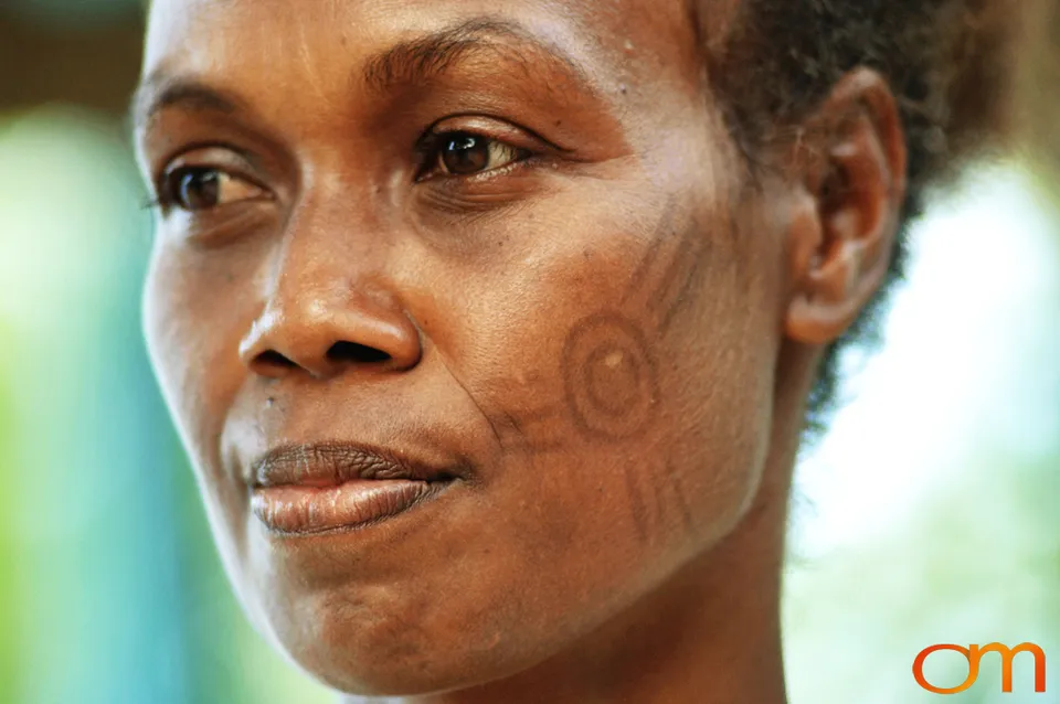 Facial Scarification in Langa Langa Lagoon