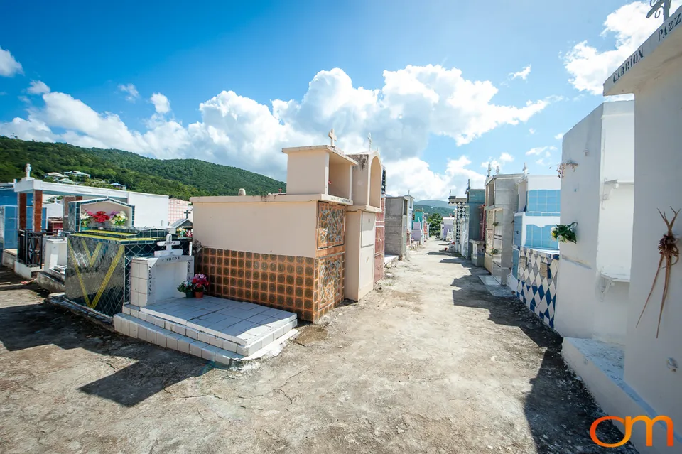 Tiled Tombs of Pointe-Noire Cemetery