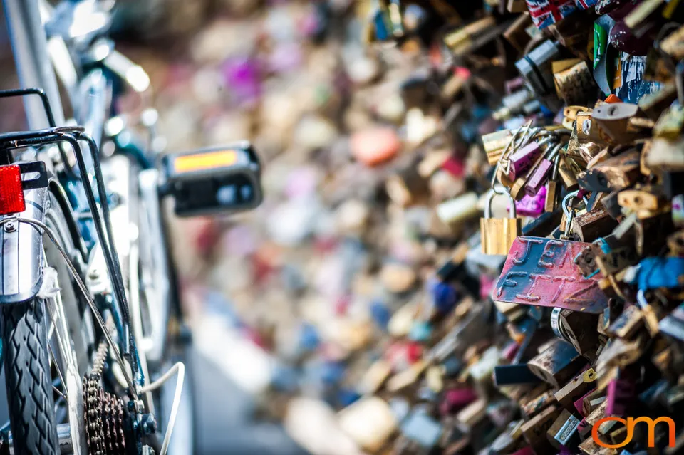 Love Locks on Paris Bridges