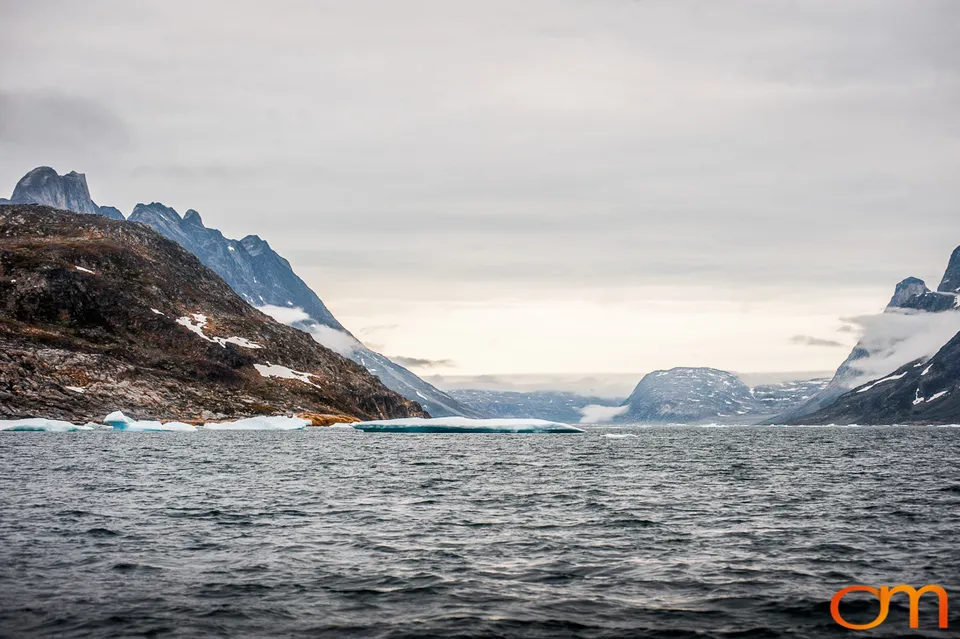 Glaciers and Icebergs of East Greenland