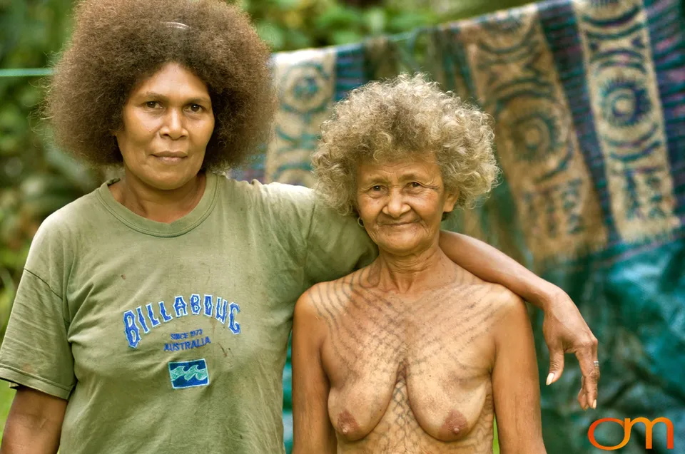 Traditional Women’s Tattoos of Ambae