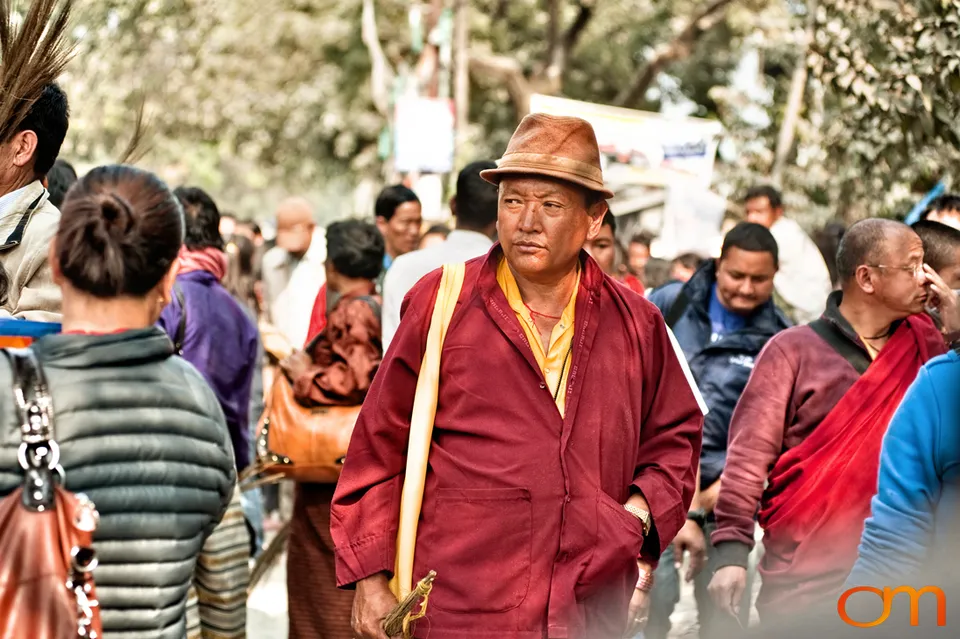 Dalai Lama at Salugara, West Bengal, 2010