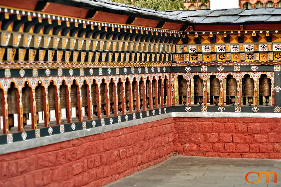 Prayer Wheels at Bhutan’s National Memorial Chorten