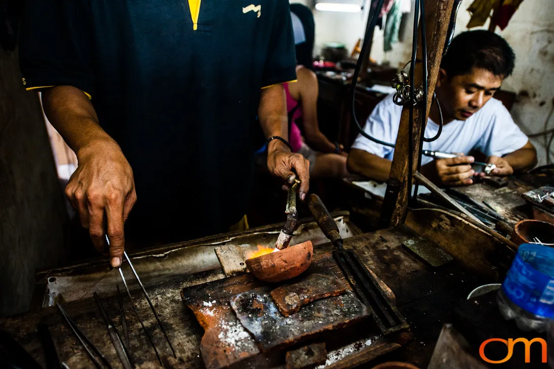 Silversmithing in Bali