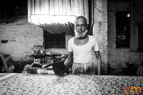 Textile Production and Hand Block Printing in Meerut, India