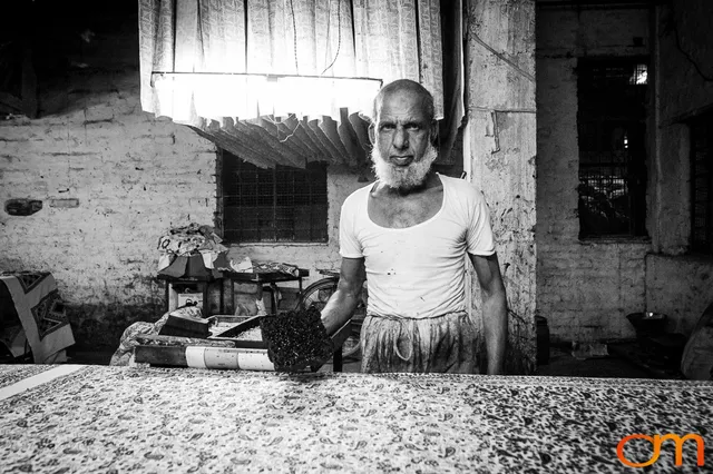 Textile Production and Hand Block Printing in Meerut, India