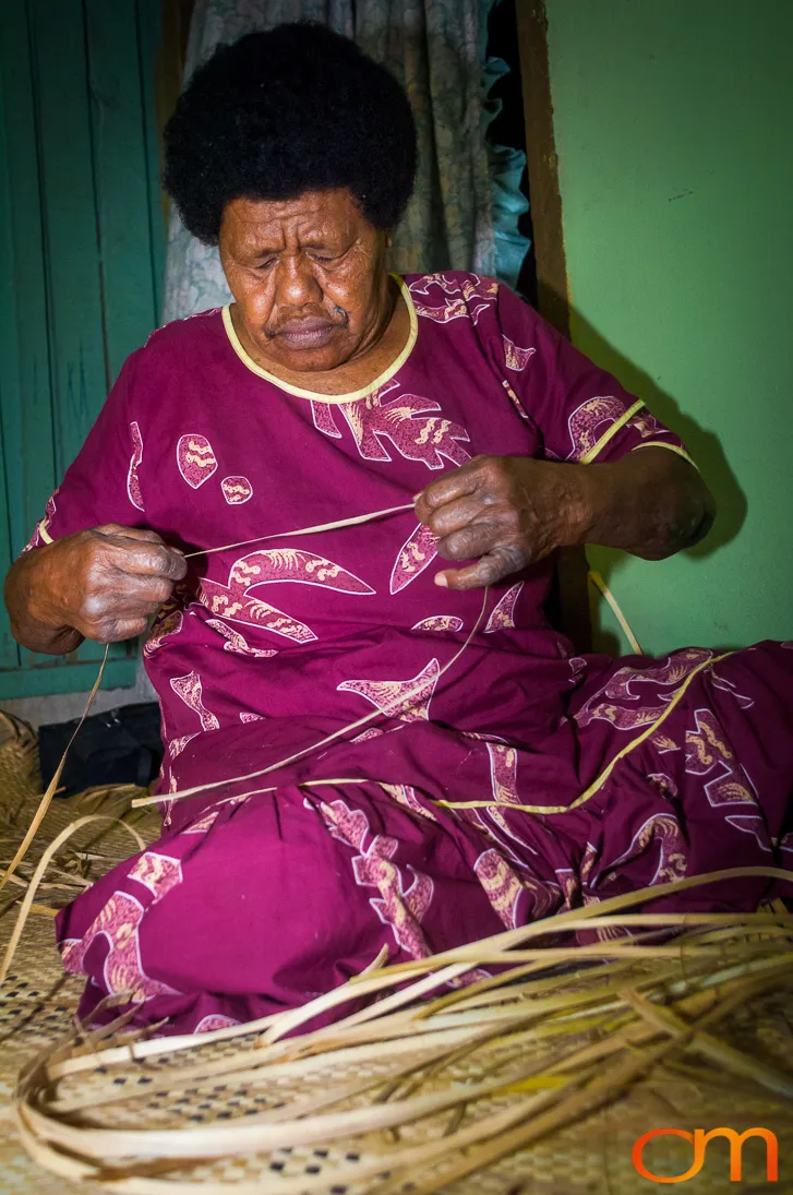 Viseisei Village and Pandanus Mat Weaving