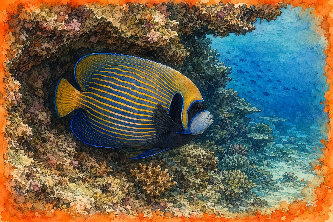 Emperor angelfish