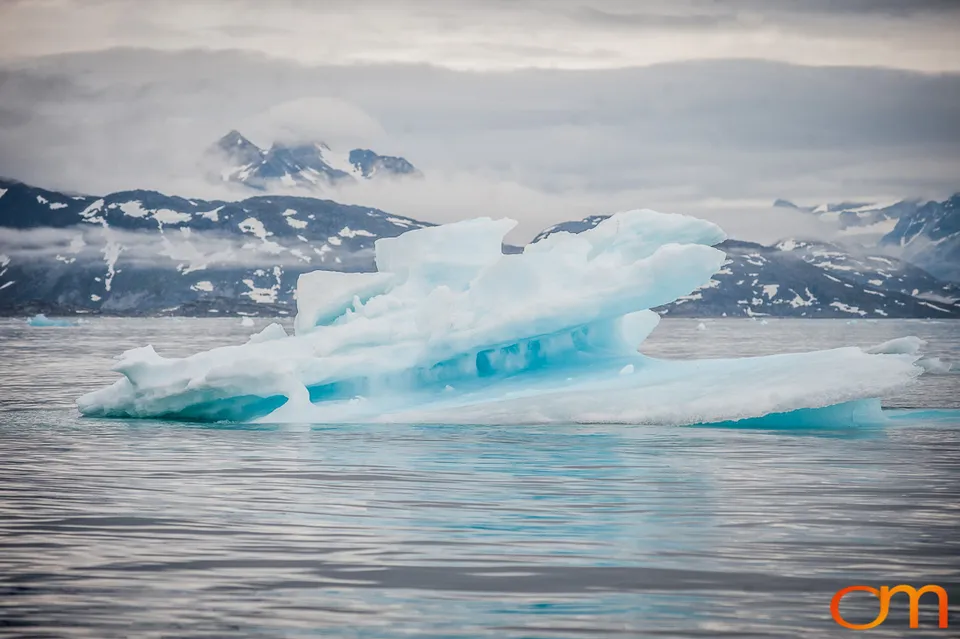 Glaciers and Icebergs of East Greenland