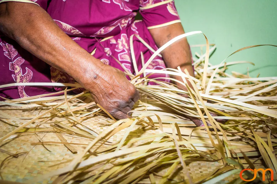 Viseisei Village and Pandanus Mat Weaving