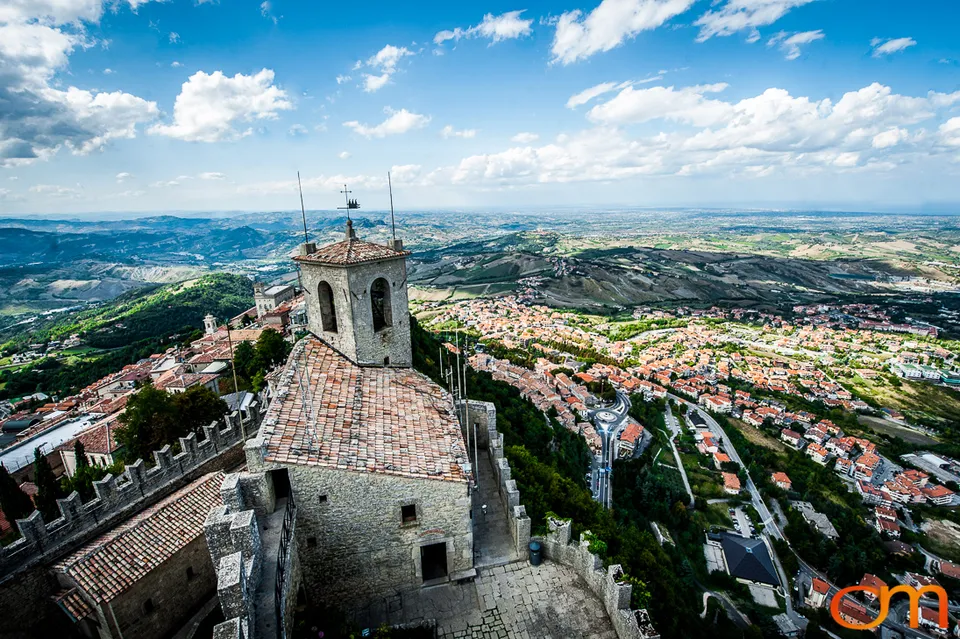The Three Towers of Mount Titano