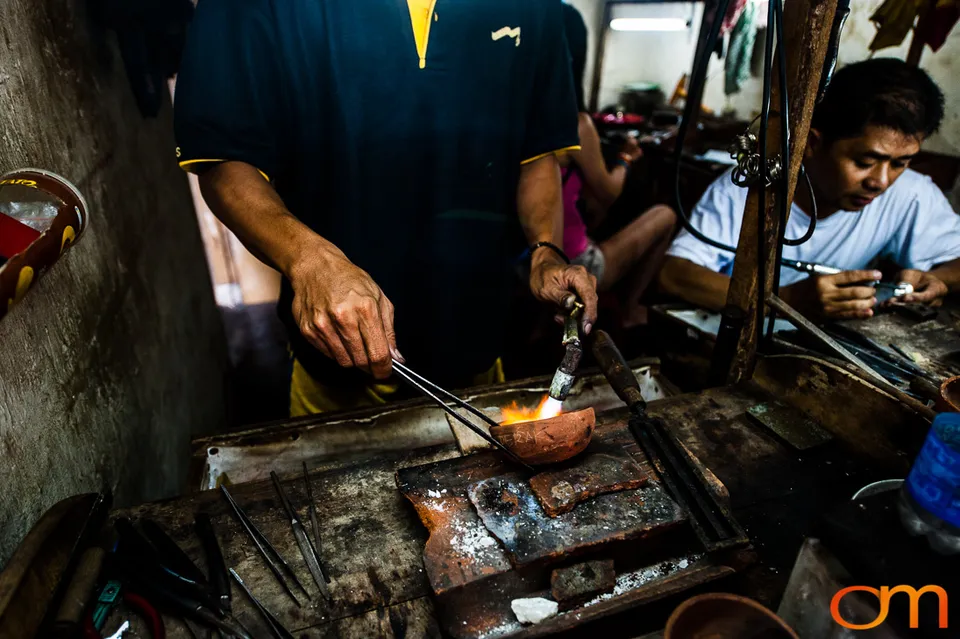 Silversmithing in Bali