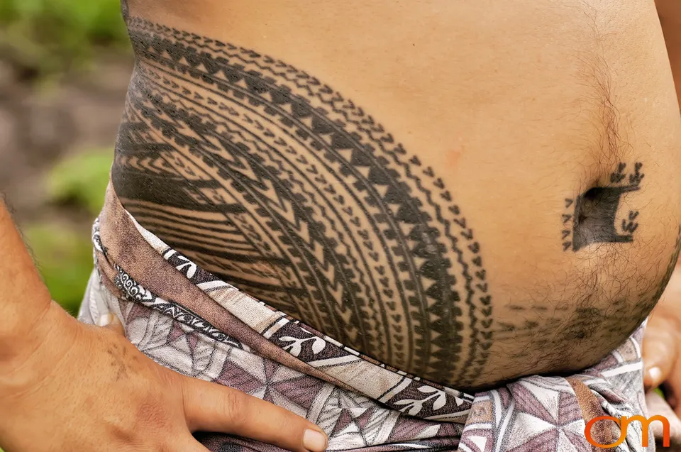 Samoan Peʻa: Traditional Male Tatau