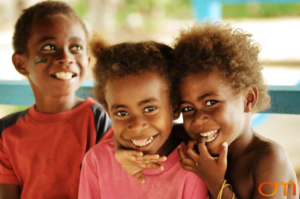 Blond Hair in the Solomon Islands