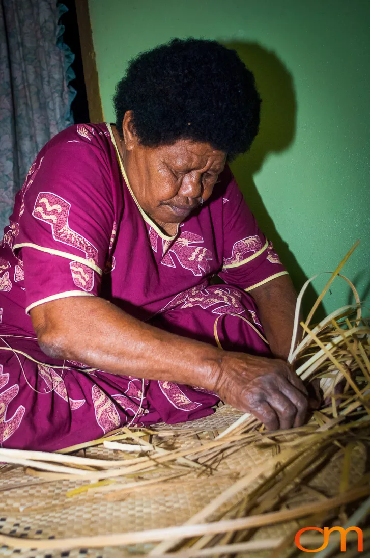 Viseisei Village and Pandanus Mat Weaving
