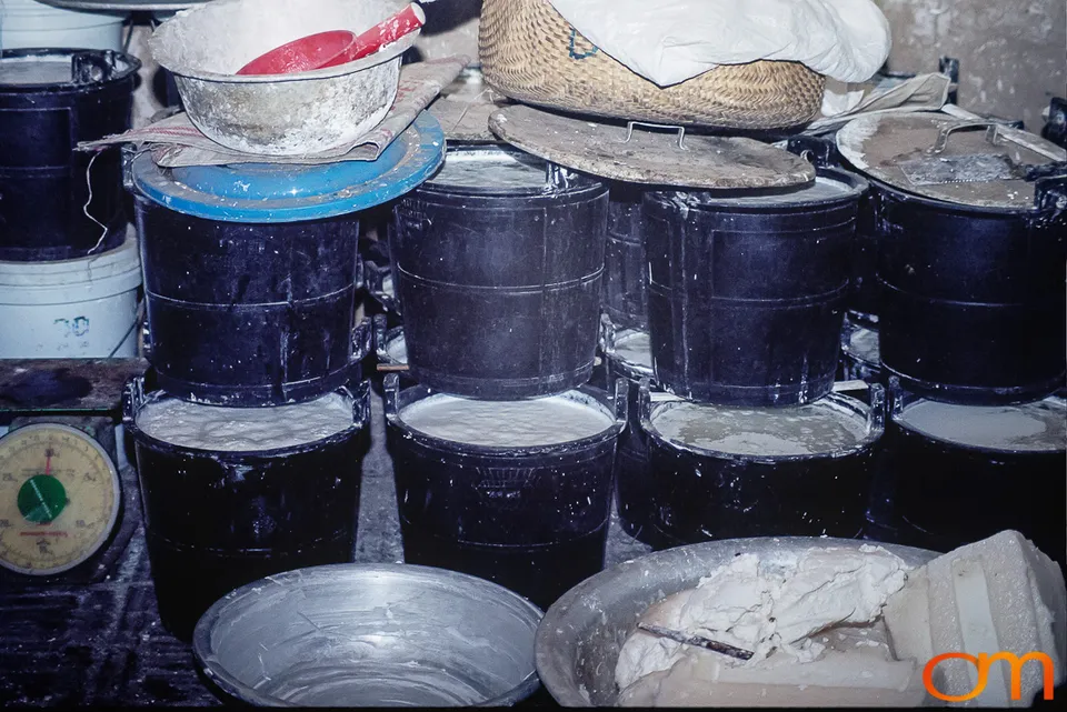 Making Fresh Rice Noodles in Vietnam