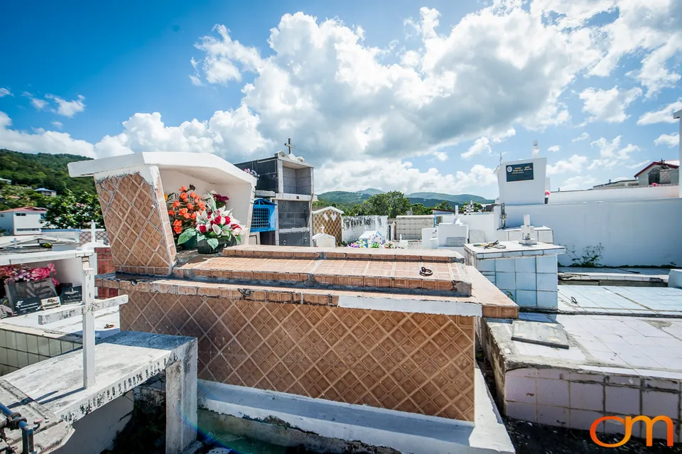 Tiled Tombs of Pointe-Noire Cemetery