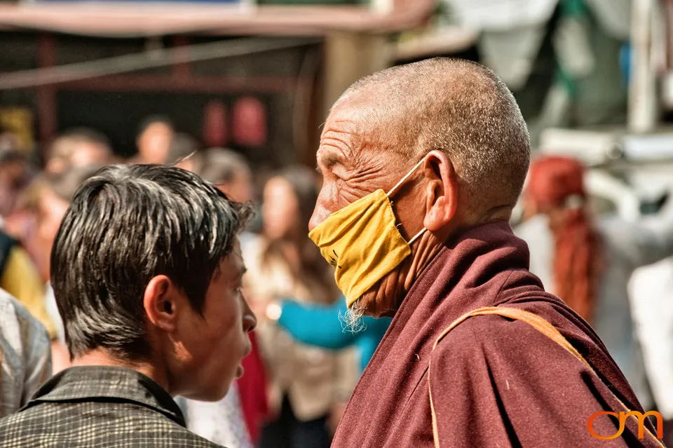 Dalai Lama at Salugara, West Bengal, 2010
