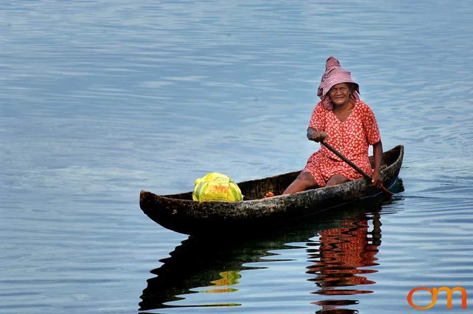 Life and Canoes in Langa Langa Lagoon