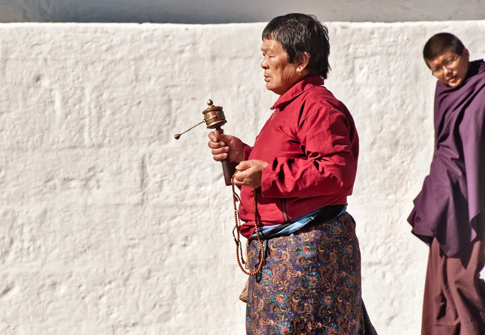 Prayer Wheels at Bhutan’s National Memorial Chorten
