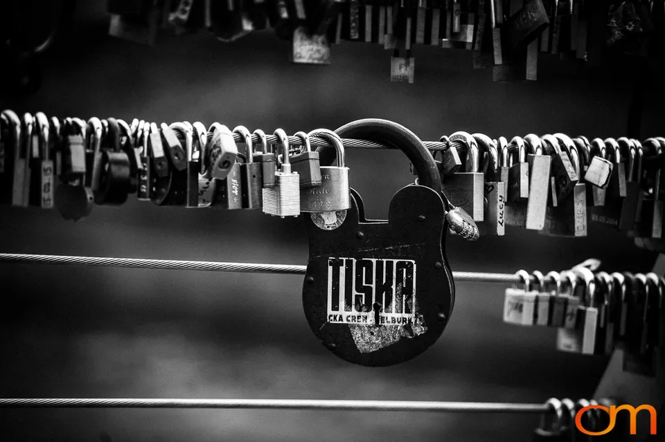 Love Locks on Melbourne’s Evan Walker Bridge